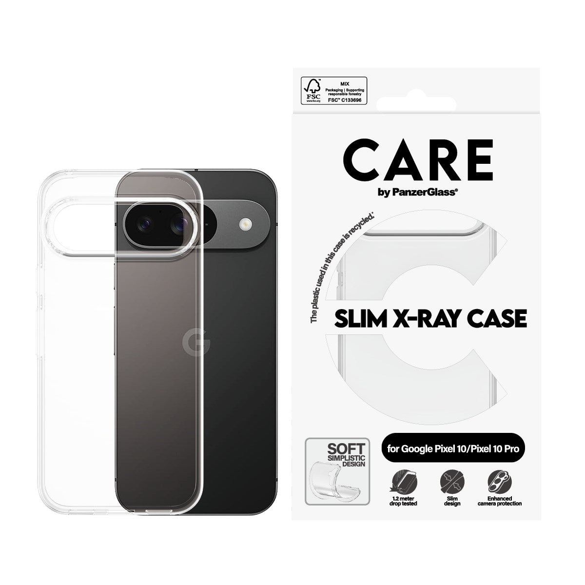 CARE by PanzerGlass® X-Ray Case Google Pixel 10 | 10 Pro